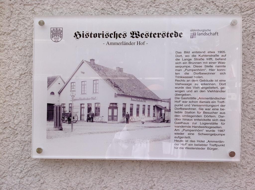 Hotel Ammerlaender Hof Вестерштеде Экстерьер фото